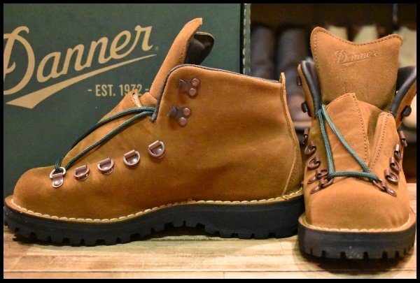【6.5EE 未使用 白タグ】Danner ダナー DJマウンテンライト 30525X スエード 茶 ブラウン GORE-TEX ゴアテックス ブーツ HOPESMORE