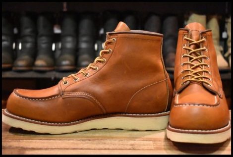 【9.5E 美品 13年】レッドウィング 875 アイリッシュセッター 茶 オロレガシー モックトゥ レースアップ ブーツ redwing HOPESMORE