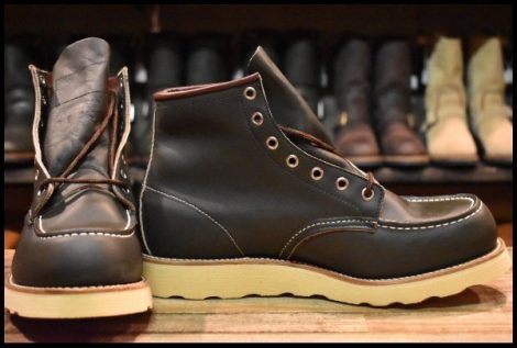 【9E 箱付 DEAD 犬タグ 98年】レッドウィング 8180 アイリッシュセッター 緑 カンガタン グリーン モックトゥ ブーツ redwing HOPESMORE