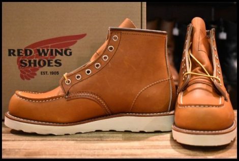 【7E 箱付 未使用 24年】レッドウィング 875 アイリッシュセッター 茶 オロレガシー モックトゥ レースアップ ブーツ redwing HOPESMORE