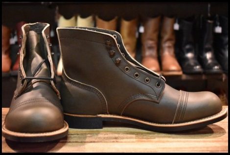 【10D 箱付 未使用 24年】レッドウィング 8078 アイアンレンジャー グリーン アルパイン ポーテージ 緑 ブーツ redwing HOPESMORE