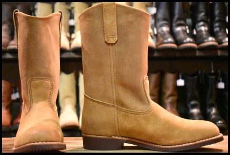 【8E 箱付 未使用 25年】レッドウィング 8060 スエード ペコス ホーソーン ミュールスキナー 8156 ブーツ redwing pecos HOPESMORE