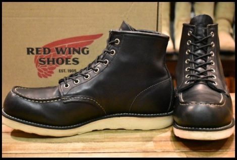 【10D 箱付 良品 18年】レッドウィング 9075 アイリッシュセッター 黒 ブラック ハーネス モック ブーツ redwing 8179 8130 HOPESMORE