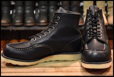 【9D 良品 15年】レッドウィング 9075 アイリッシュセッター 黒 ブラック ハーネス モックトゥ 8179 8130 ブーツ redwing HOPESMORE